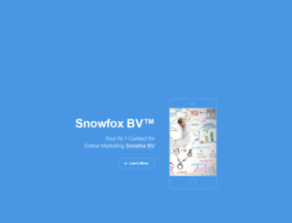 snowfoxbv.com screenshot