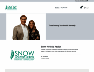 snowholistichealth.standardprocess.com screenshot