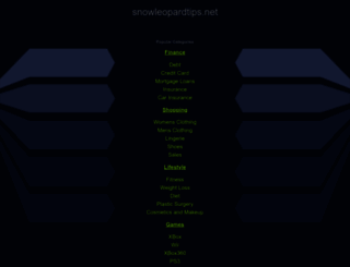 snowleopardtips.net screenshot