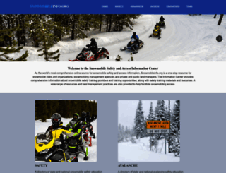 snowmobileinfo.org screenshot