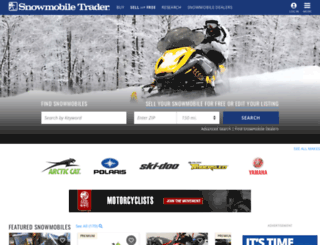 snowmobiletraderonline.com screenshot