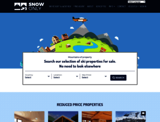 snowonly.com screenshot