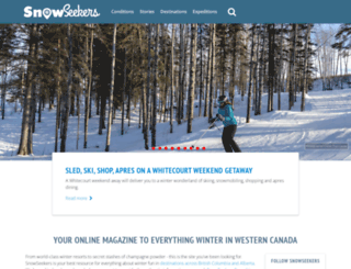 snowseekers.ca screenshot