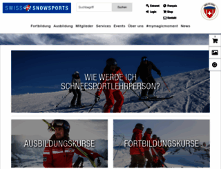 snowsports.ch screenshot