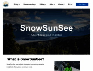 snowsunsee.com screenshot