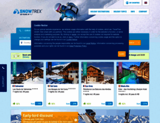 snowtrex.co.uk screenshot