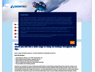 snowtrex.com screenshot