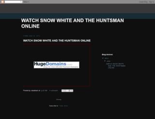 snowwhiteandthehuntsmanfullmovie.blogspot.nl screenshot