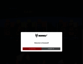 snowwolfvape.com screenshot