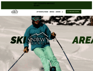 snowyrangeski.com screenshot
