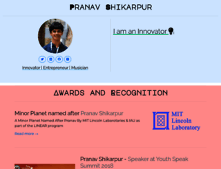 snpranav.com screenshot