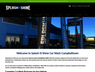 snscarwash.com.au screenshot