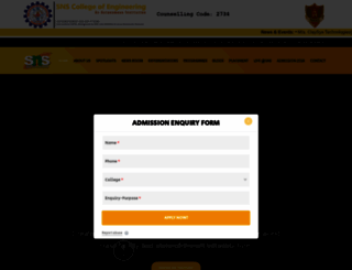 snsce.ac.in screenshot