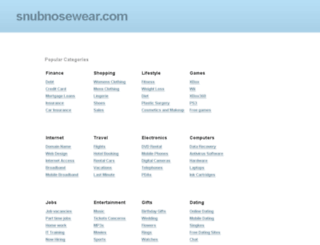 snubnosewear.com screenshot