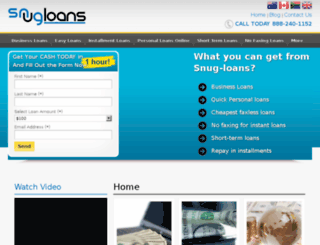 snug-loans.com screenshot