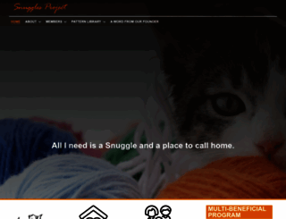 snugglesproject.org screenshot