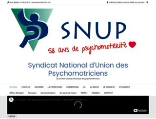 snup.fr screenshot