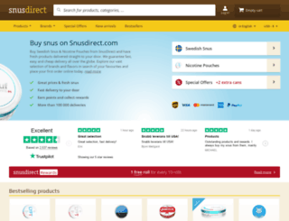 snusdirect.com screenshot