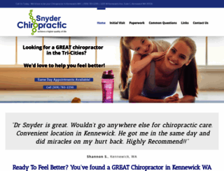 snyderchirocenter.com screenshot