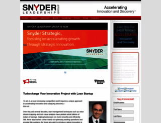 snyderleadership.com screenshot