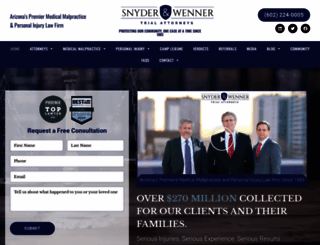 snyderwenner.com screenshot