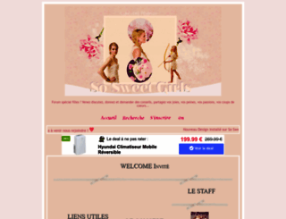 so-sweet-girls.forumactif.fr screenshot