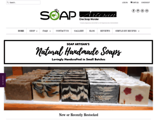 soap-artisan.com screenshot