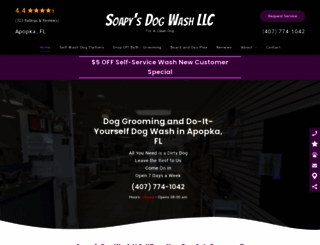 soapysdogwash.com screenshot