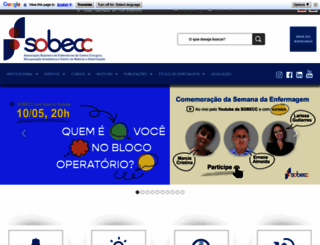 sobecc.org.br screenshot