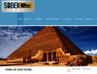sobekegypt.com screenshot