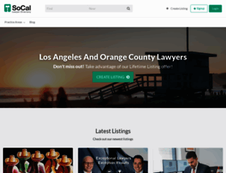 socal-lawyerdirectory.com screenshot