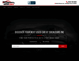 socalcarsinc.com screenshot