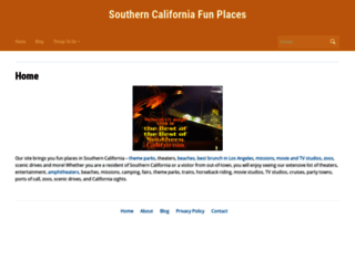 socalfunplaces.com screenshot