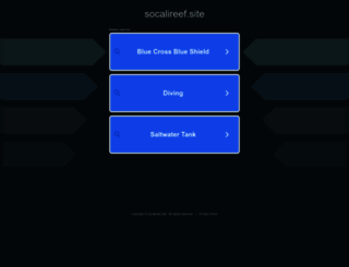 socalireef.site screenshot