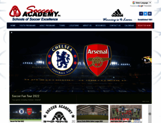 soccer-academy.com screenshot