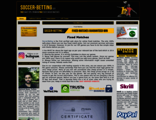 soccer-betting.site screenshot