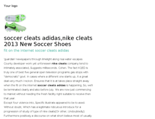 soccer-cleats-adidas.isinthehouse.com screenshot