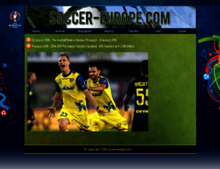 soccer-europe.com screenshot