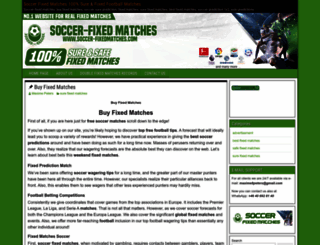 soccer-fixedmatches.com screenshot