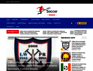 soccer-ireland.com screenshot