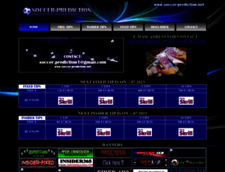 soccer-prediction.net screenshot