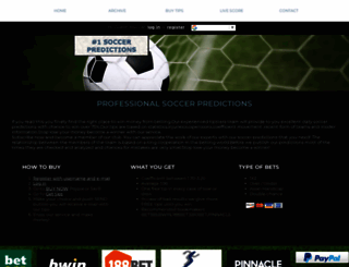 soccer-prediction.org screenshot