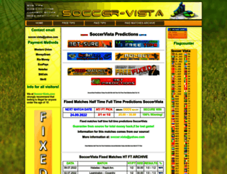 soccer-vista.com screenshot