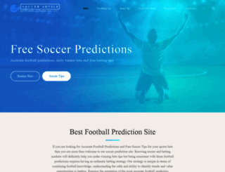 socceradvice.pro screenshot