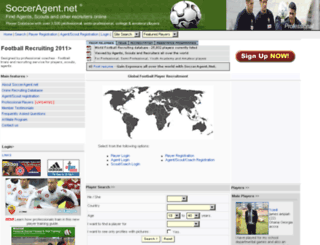 socceragent.net screenshot