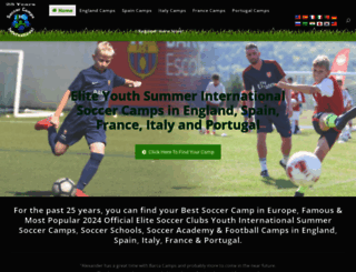soccercampsinternational.com screenshot