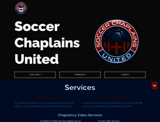 soccerchaplainsunited.org screenshot