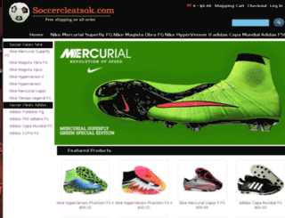soccercleatsok.com screenshot