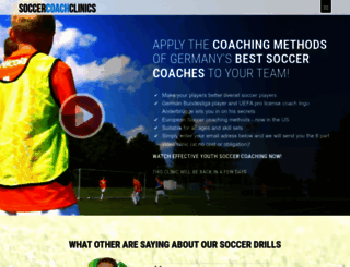 soccercoachclinics.com screenshot