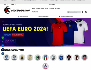soccerdealshop.co screenshot